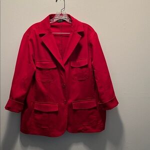 Northcrest Red Women's Blazer
